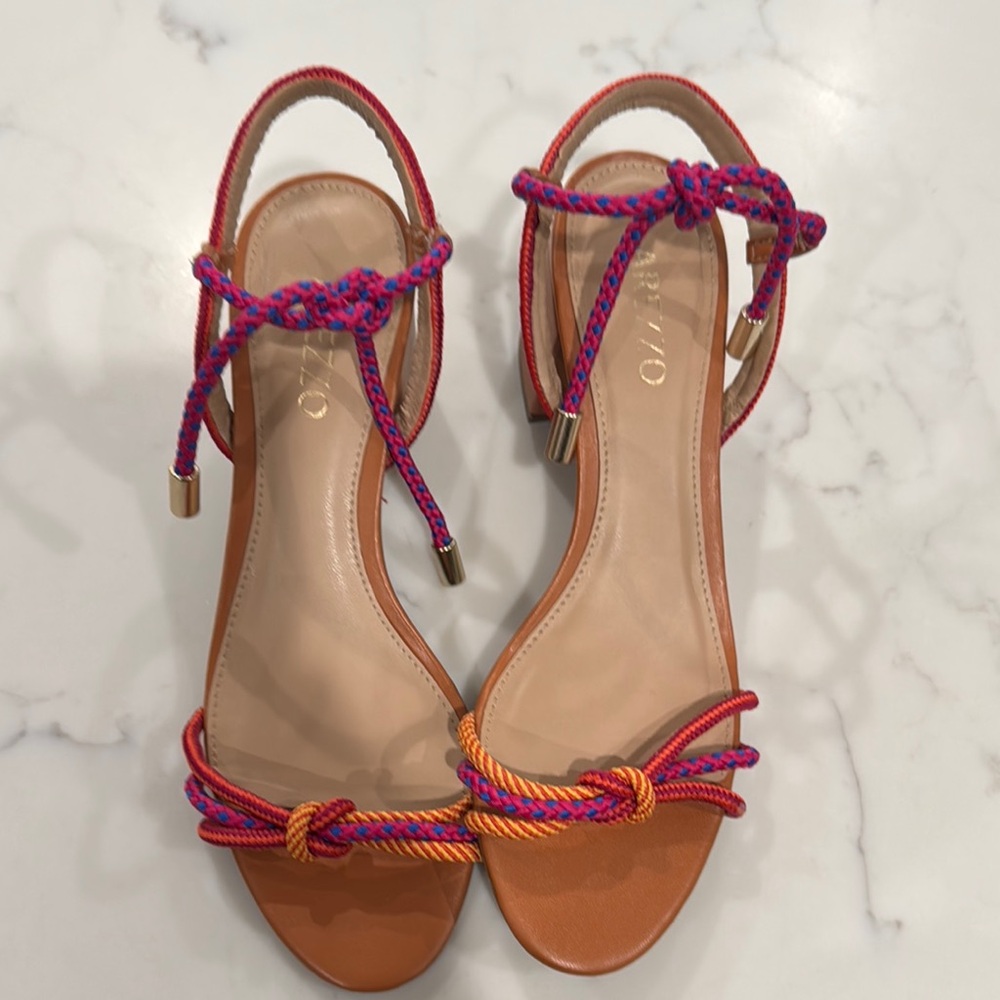 Arezzo Women's Camila Mid Block Sandal